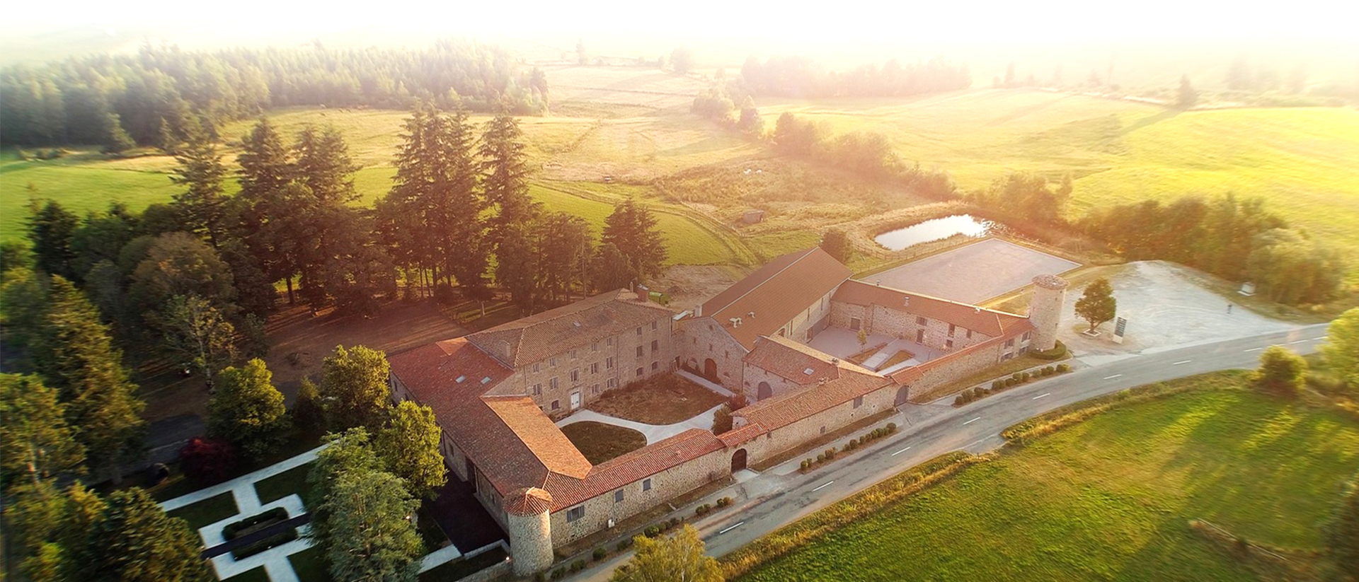 Domaine de la Diligence - vue aérienne